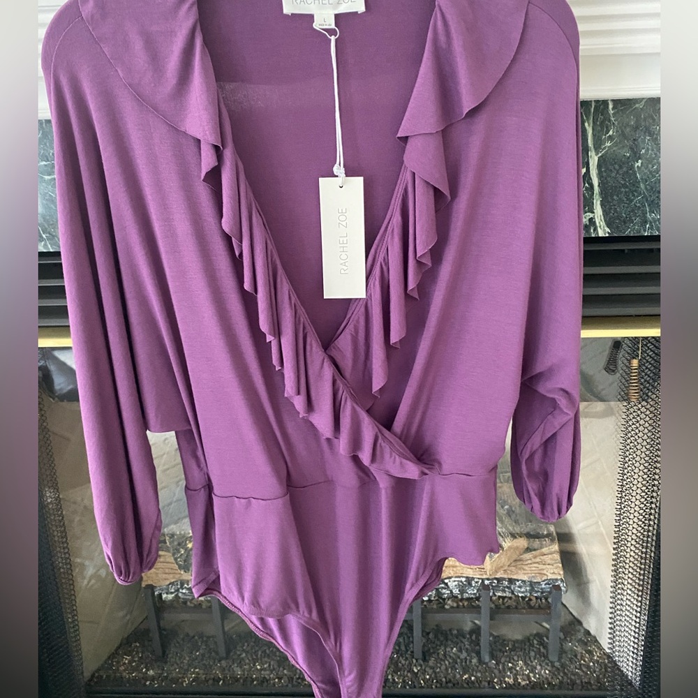 Rachel Zoe Ruffled Bodysuit